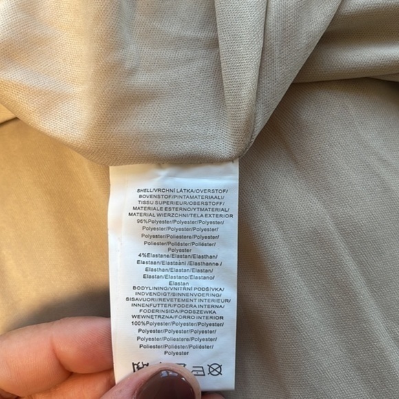 ASOS Collective the Label Curve exclusive wrap sequin mini dress in rose gold - Picture 15 of 15